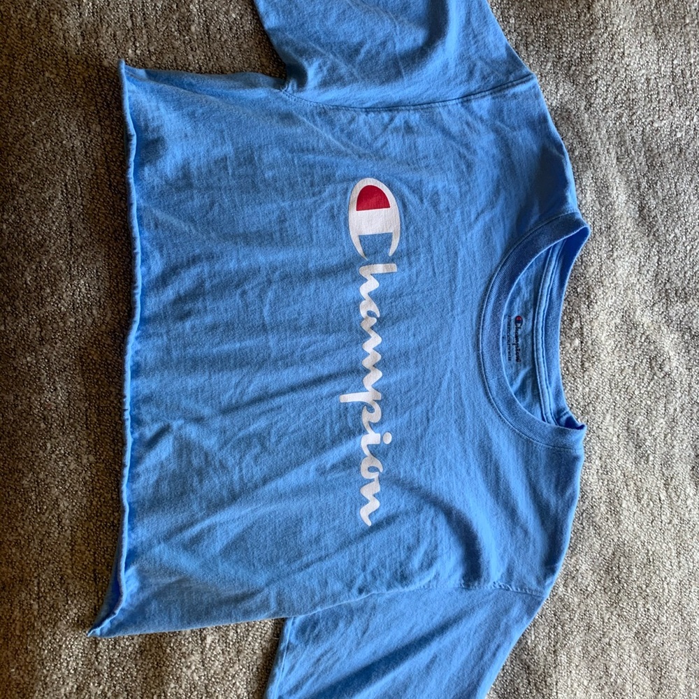 champion cropped t shirt